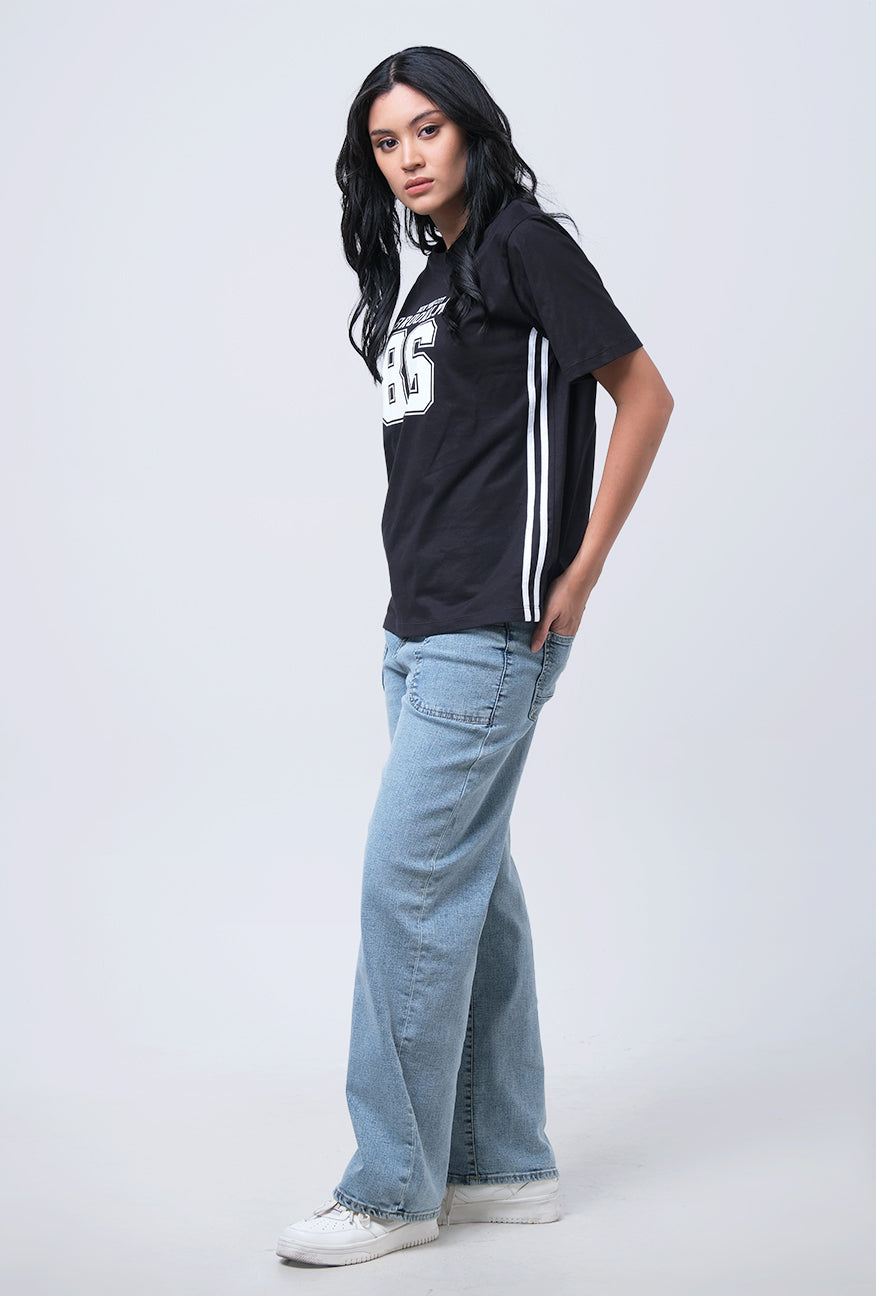 T-Shirt Lengan Pendek Regular Callope Black