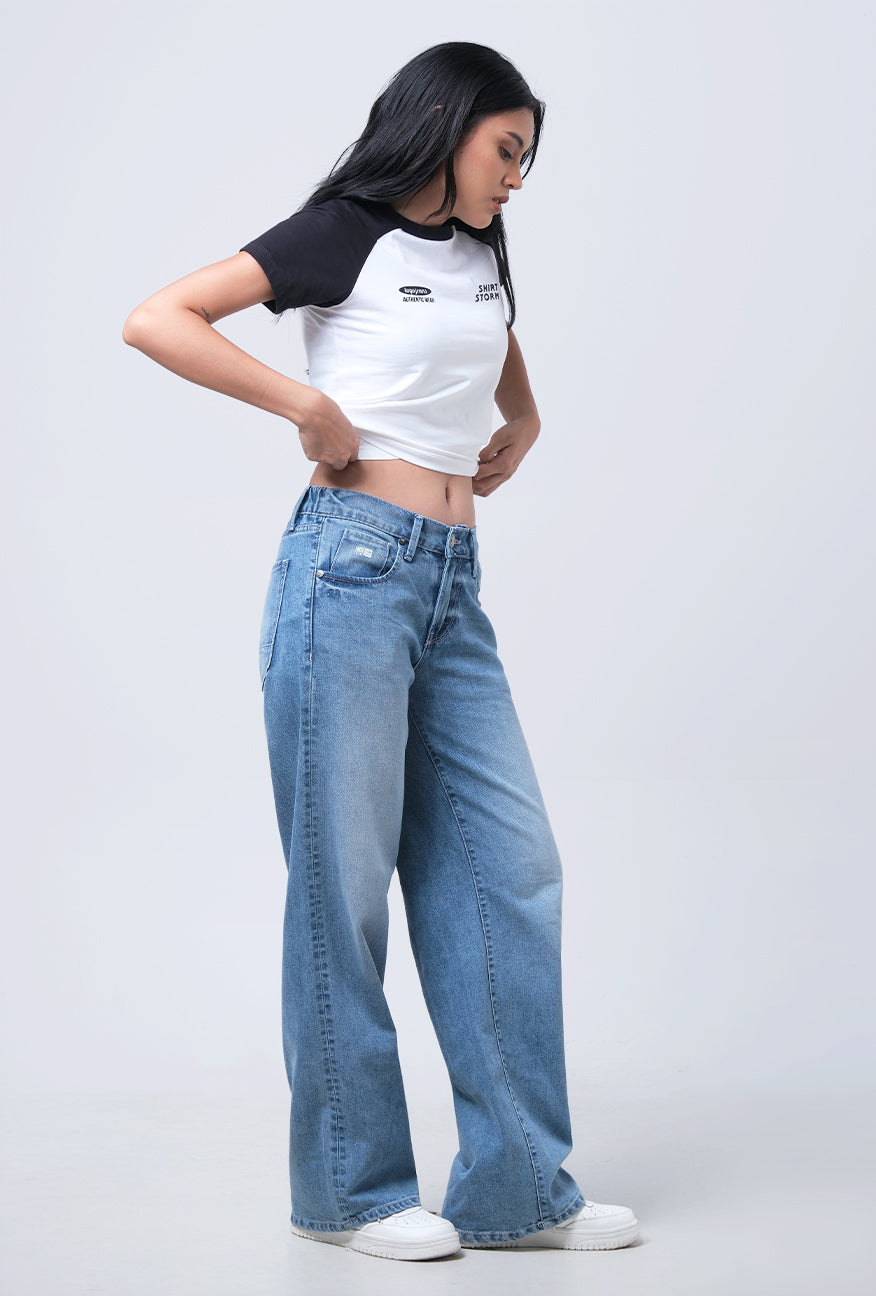 Jeans Loose Fit J7 Series Light Blue