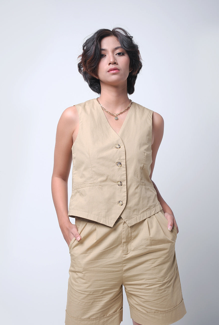 Vest Cola Khaki