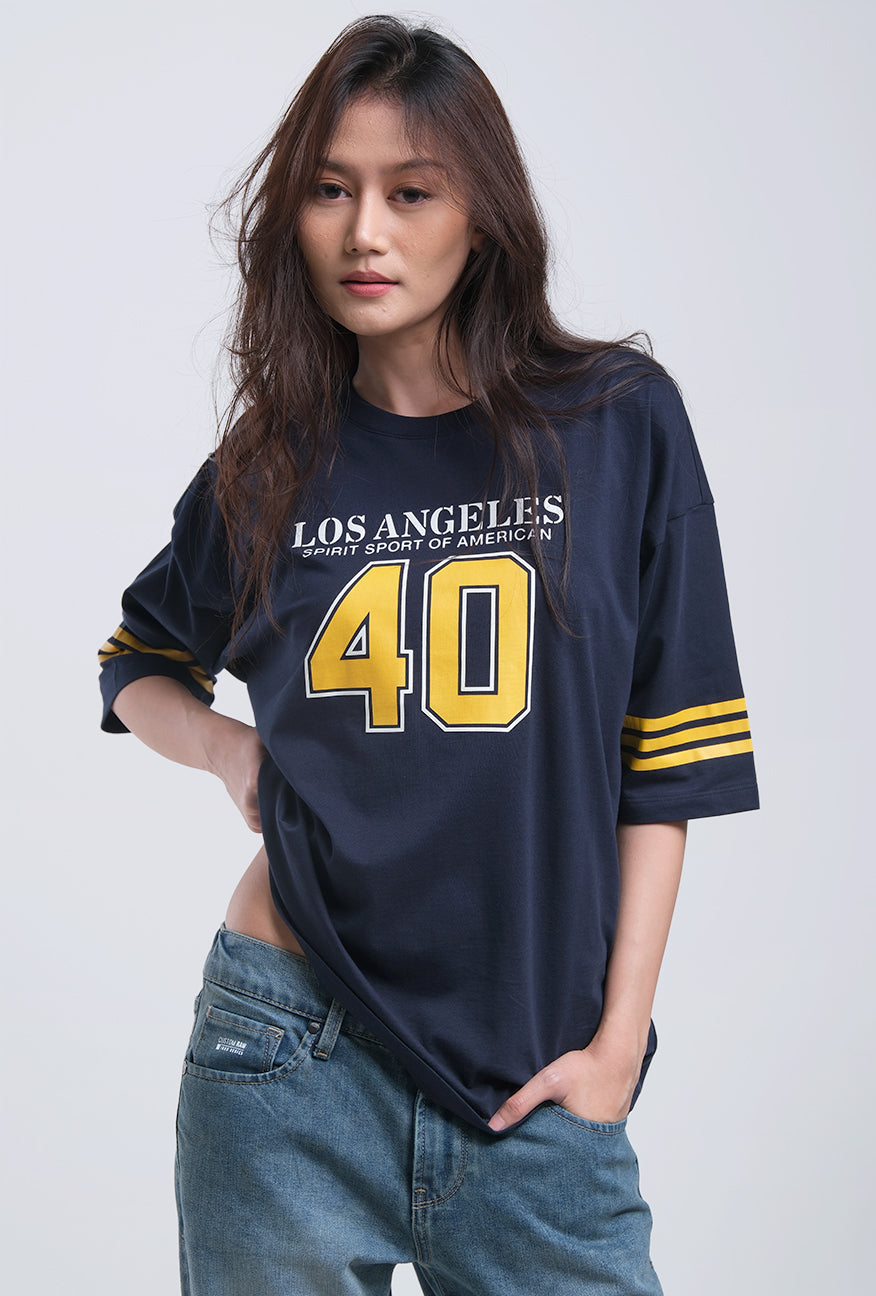 T-Shirt Oversized Nirina Navy