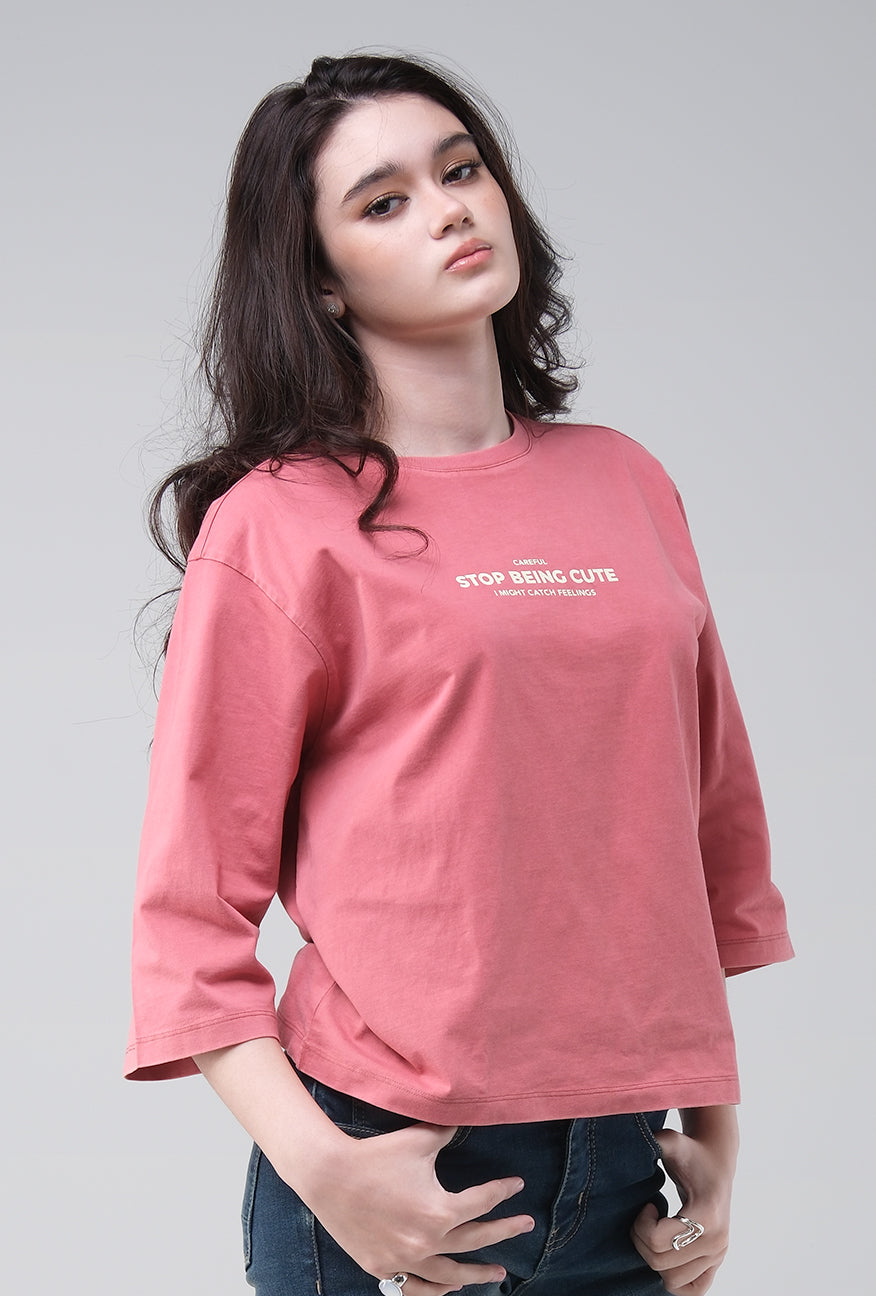 T-Shirt Marinza Rose Dark Pink