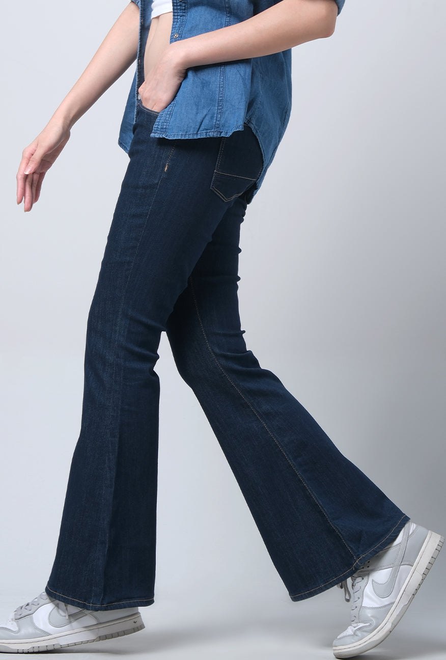 Jeans Flare I1 Series Dark Blue