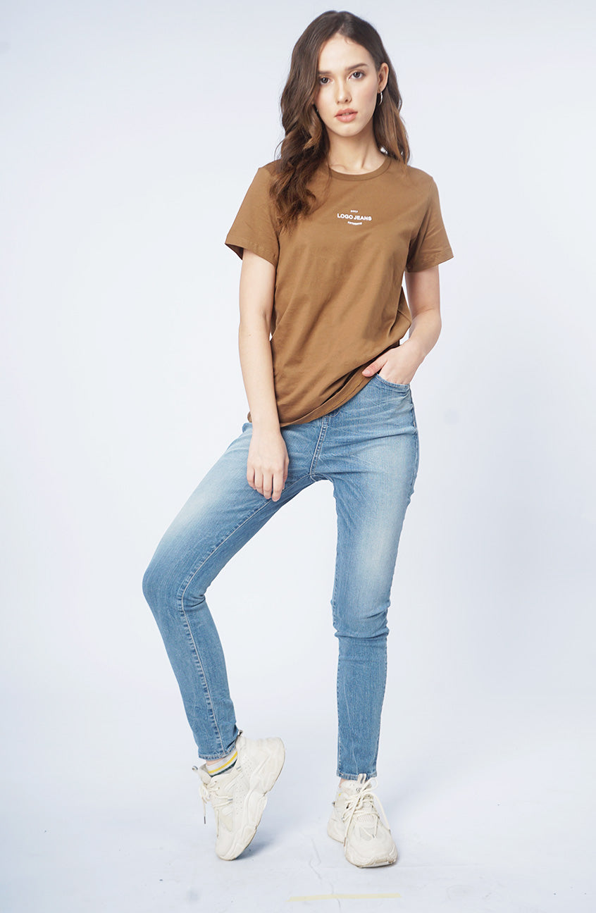 T-Shirt Lengan Pendek Citta Brown