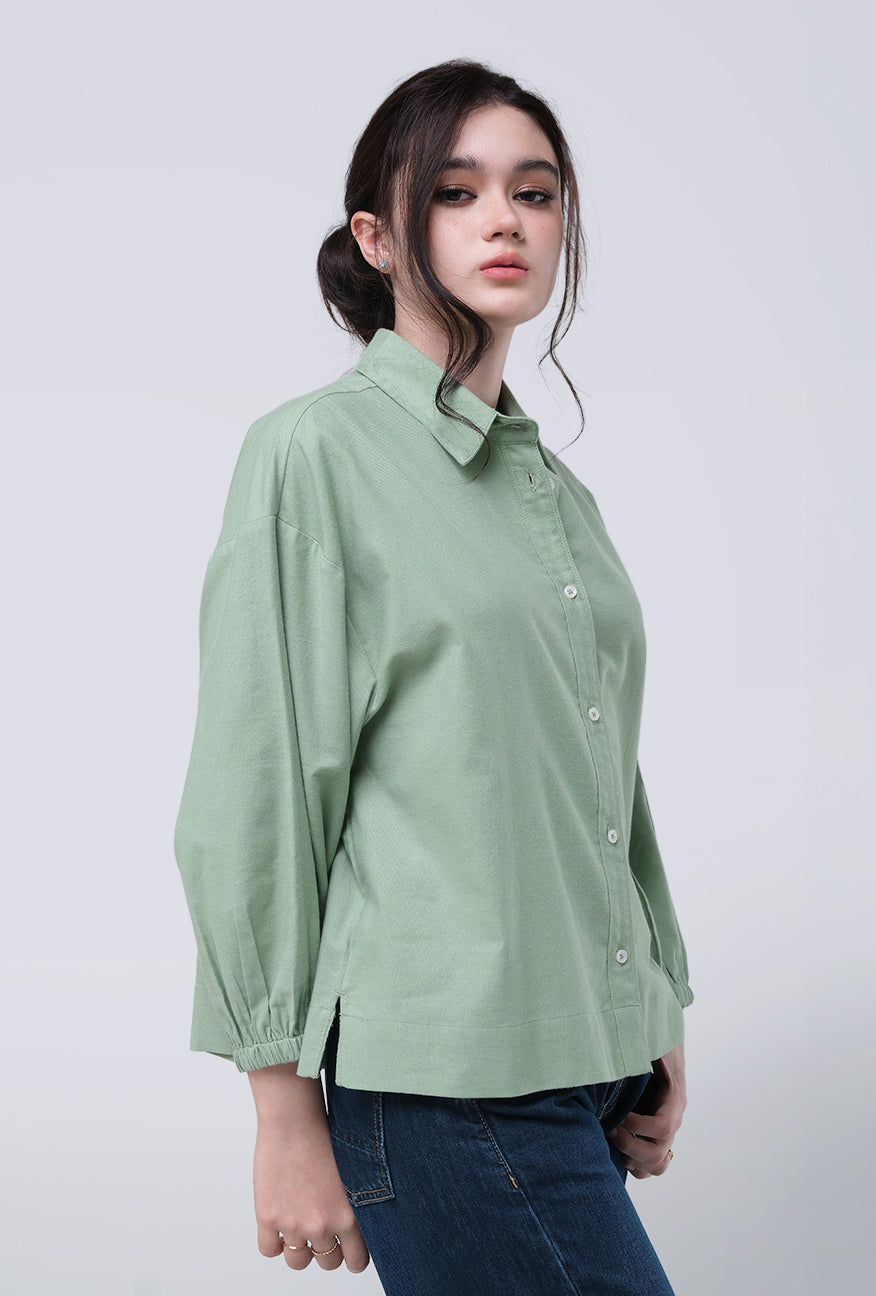 Kemeja Calula Green