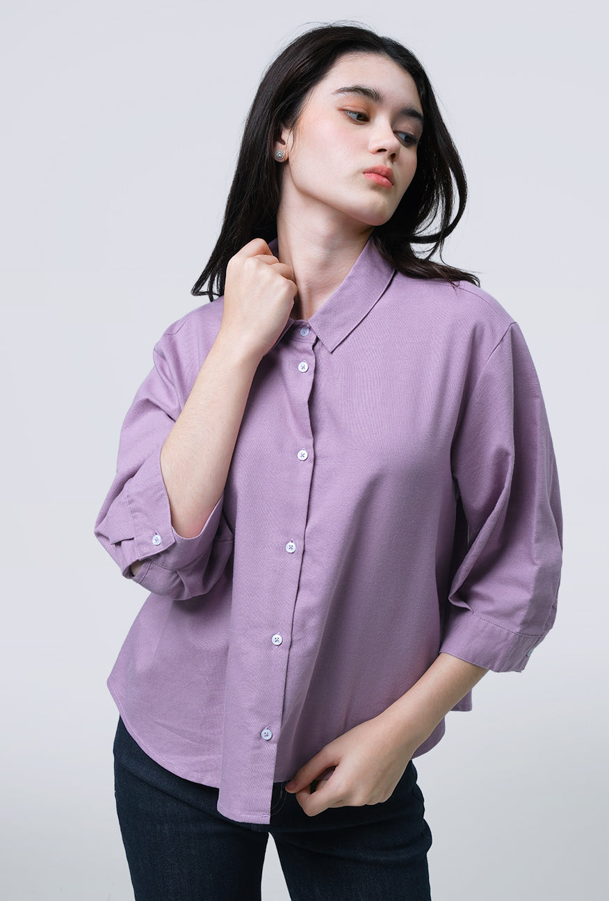 Kemeja Giulia Lavender