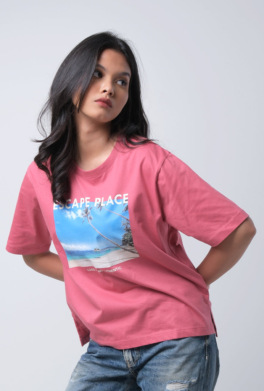 T-Shirt  Boxy Nehla Pink