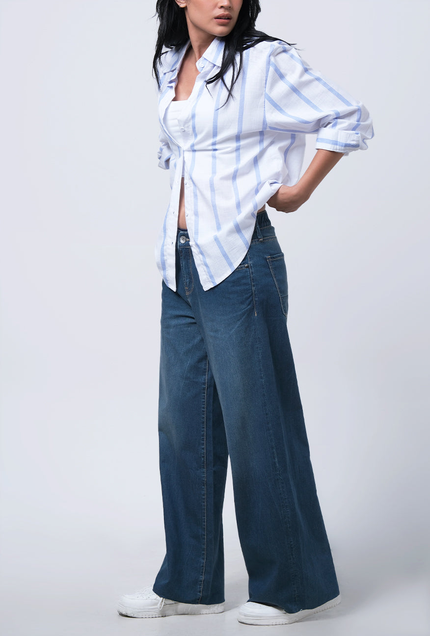 Jeans Loose Camilla Medium Blue Online