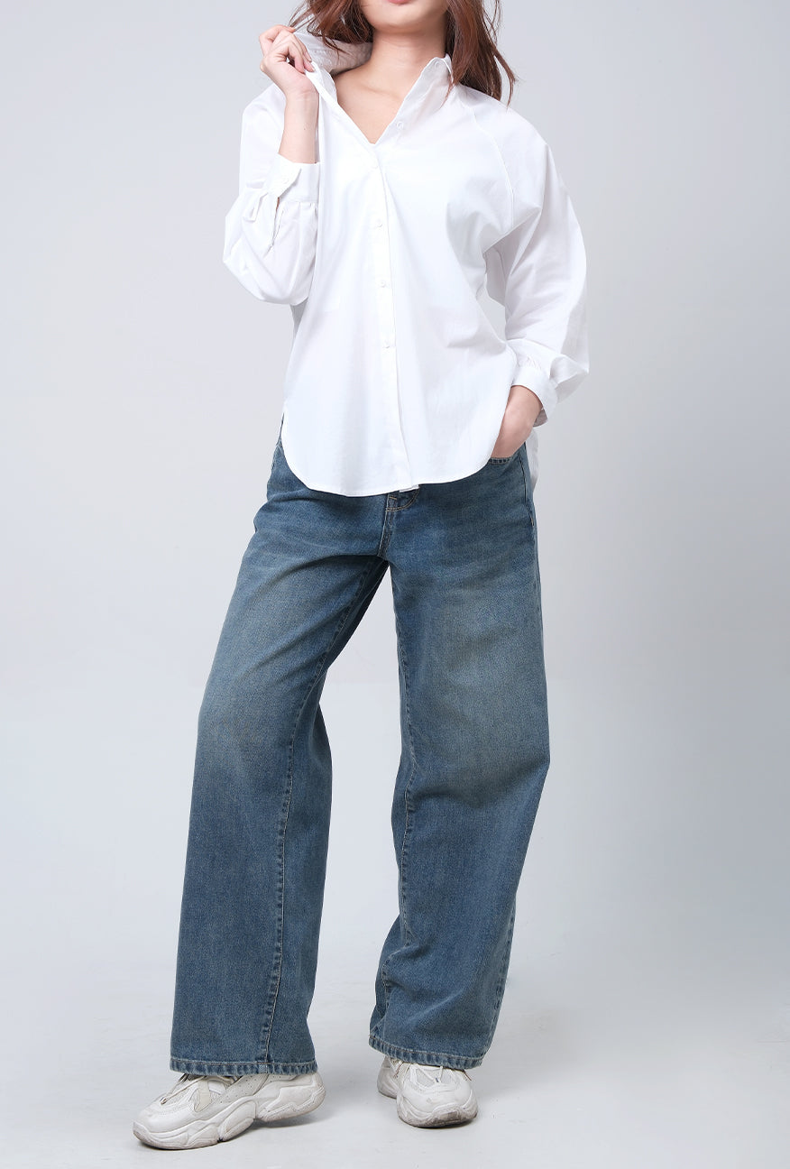 Jeans Loose Fit J7 Series Medium Blue