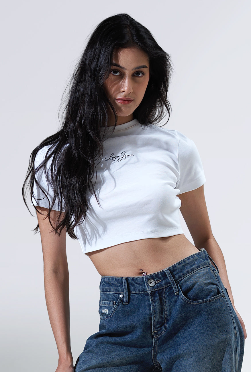 Baby Tee Ruthie White Exclusive Online