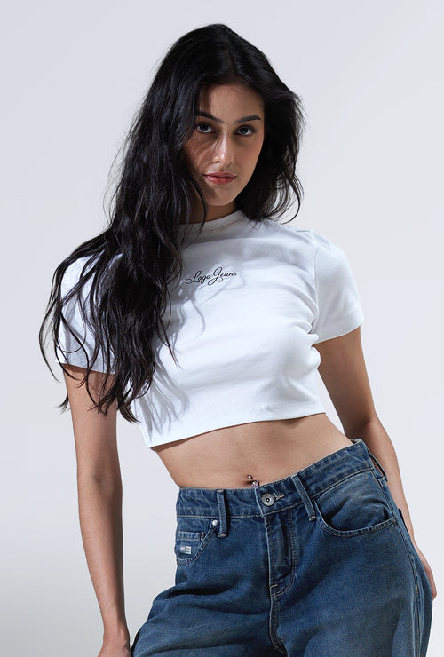 Baby Tee Ruthie White Exclusive Online