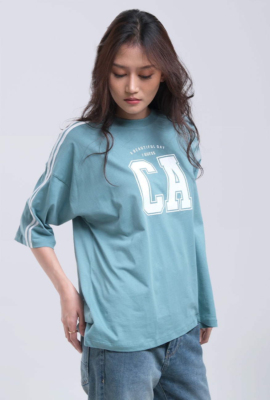 T-Shirt Lengan Pendek Nadlin Green