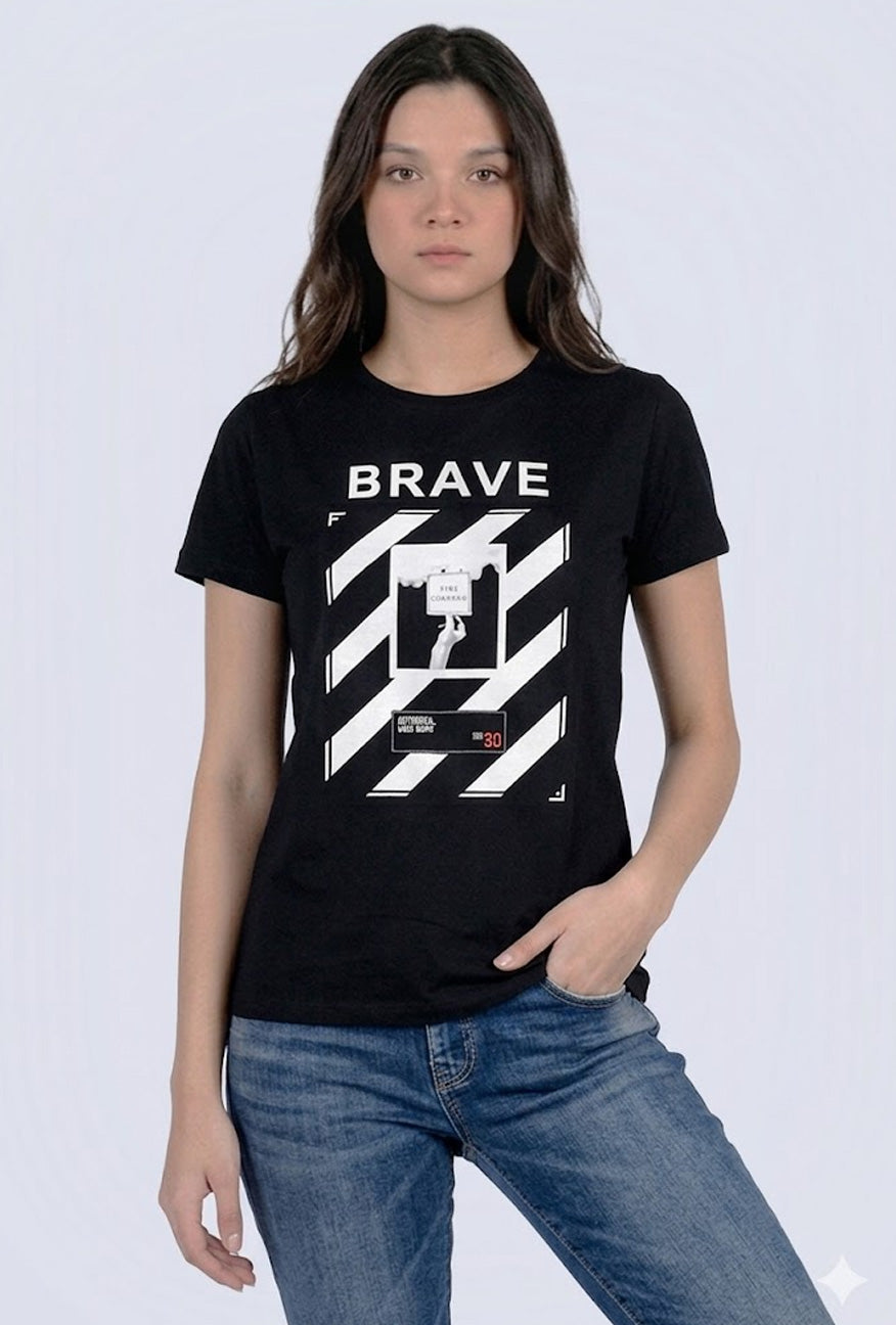 T-Shirt Lengan Pendek Shelby Black