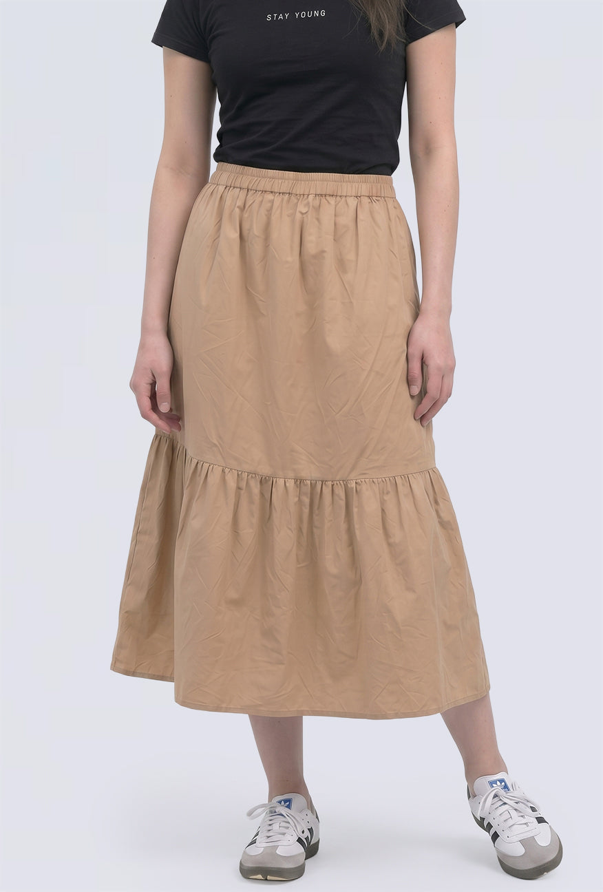 Rok Panjang Aileen Khaki