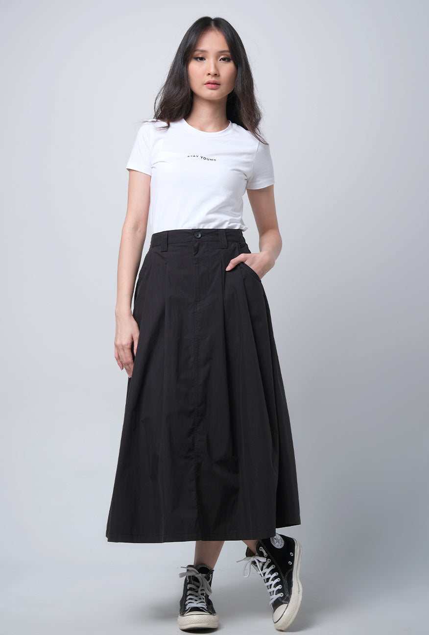 Rok Panjang Shava Black