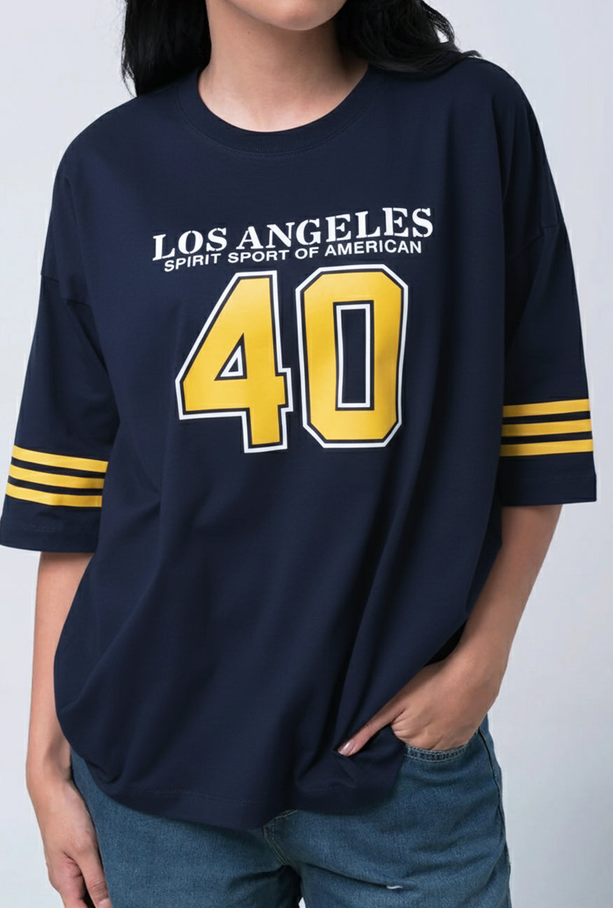 T-Shirt Oversized Nirina Navy