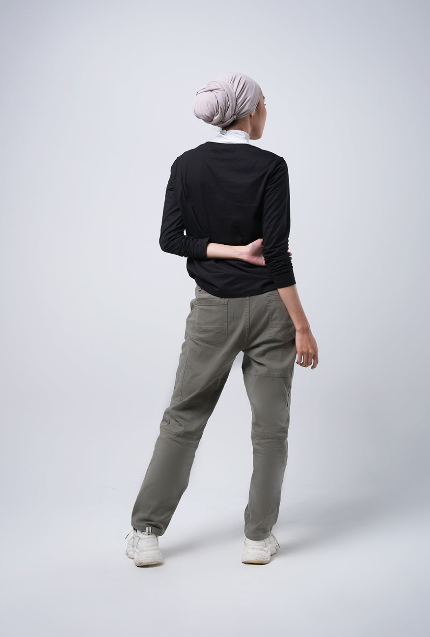 T-Shirt Basic Lengan Panjang Abel