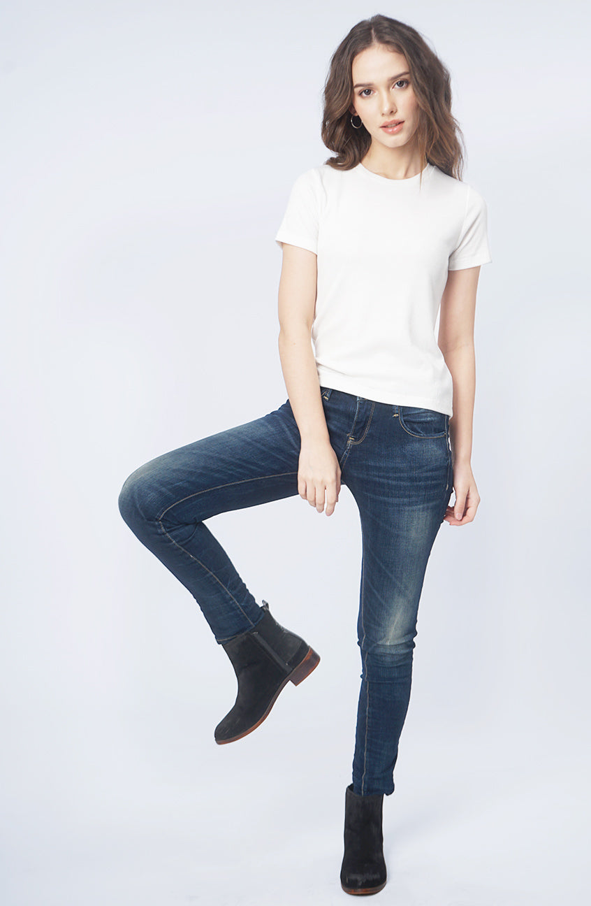 T-Shirt Lengan Pendek Bona Offwhite
