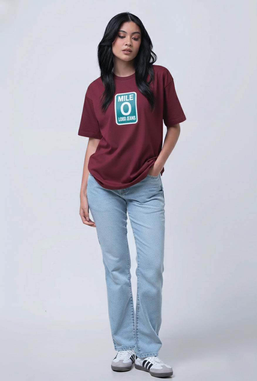 T-Shirt Lengan Pendek Altnea Red Tee