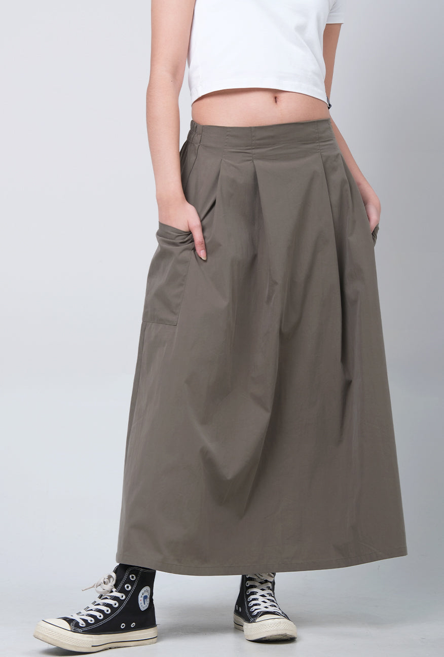 Rok Panjang Emily Olive