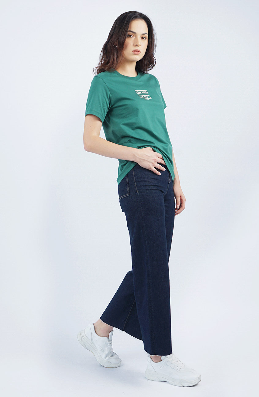T-Shirt Lengan Pendek Andira Green