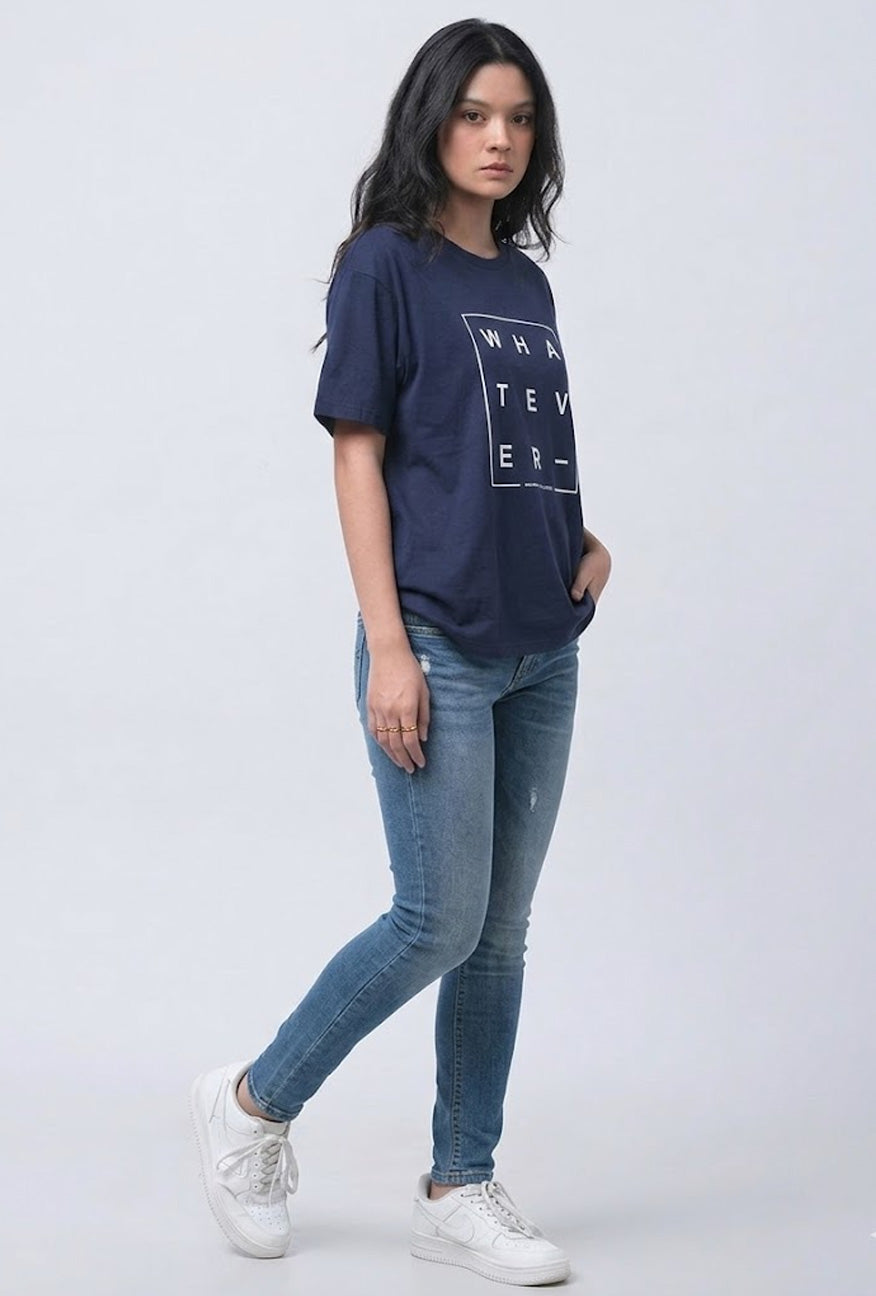 T-Shirt Lengan Pendek Druttle Navy
