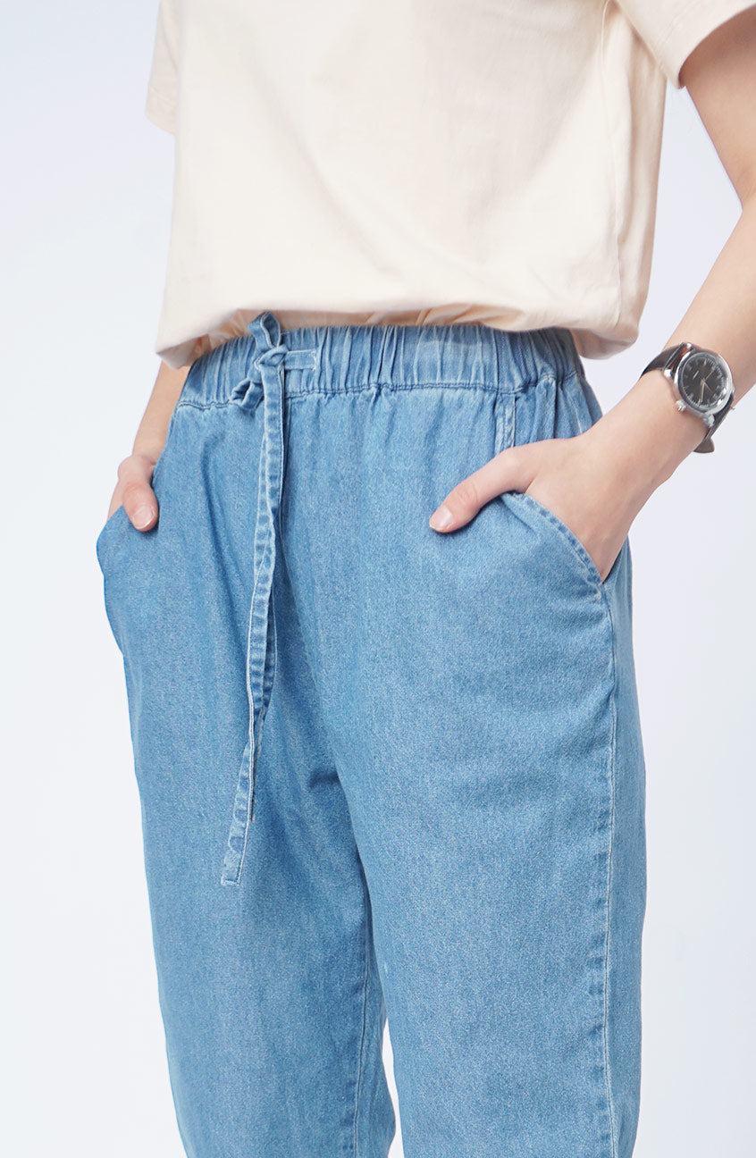 Celana Panjang Maisha Medium Blue Chambray