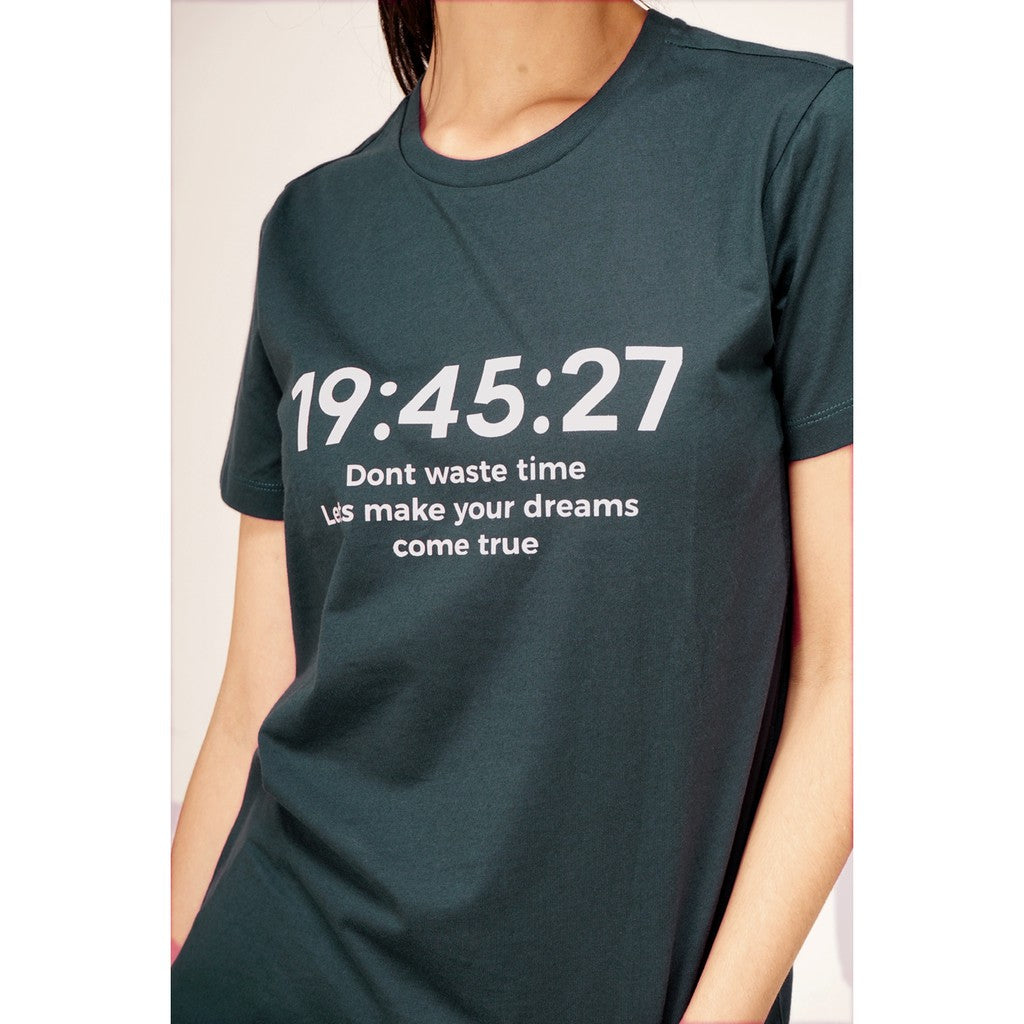 T-shirt Lengan Pendek Count Dark Green