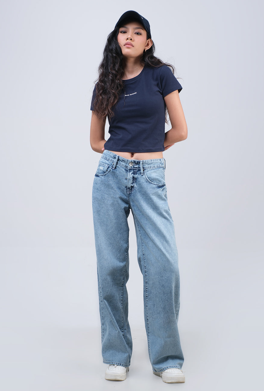 Baby Tee Vay Navy