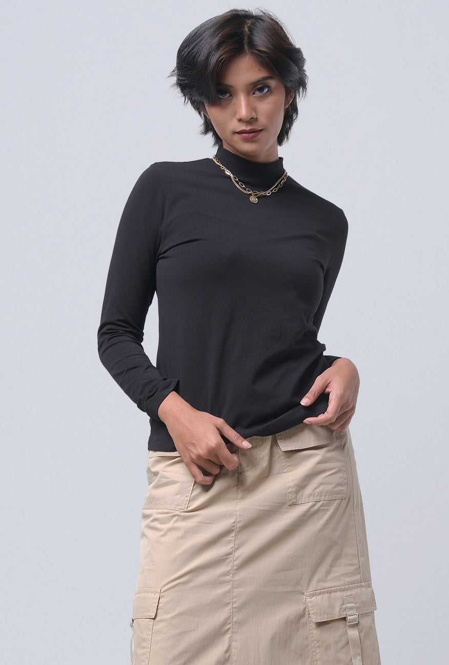 Inner Lengan Panjang Renata Black