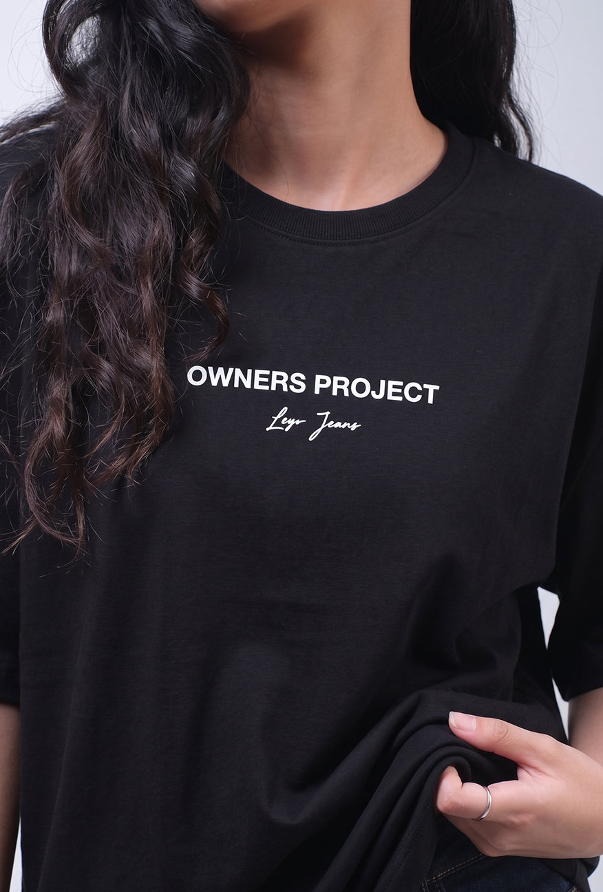 T-Shirt Lengan Pendek Mirelle Black