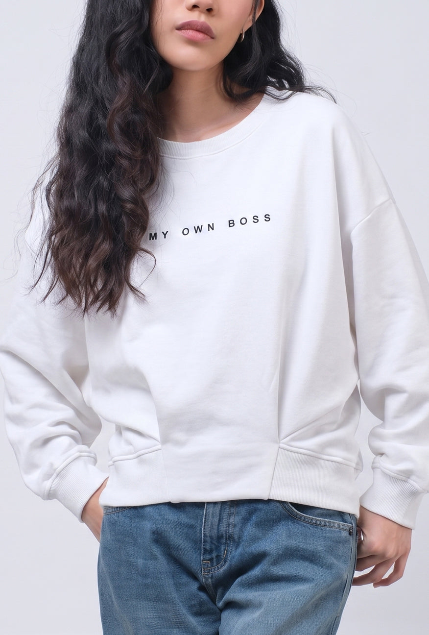 Sweater Jenelle White Exclusive Online