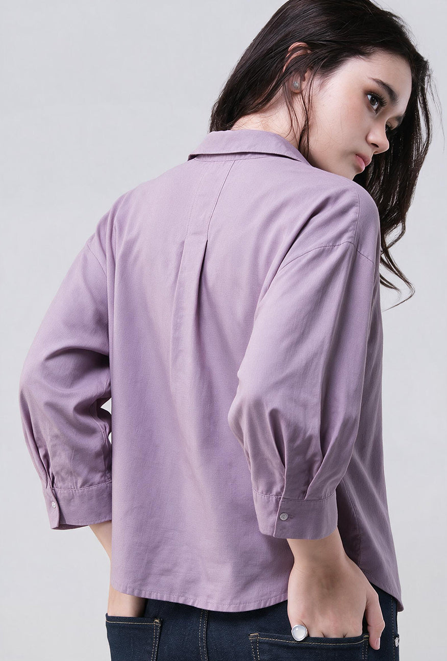 Kemeja Giulia Lavender