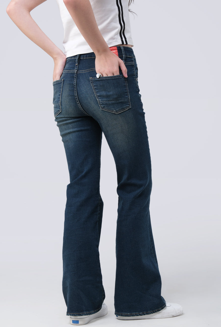 Jeans Bootcut Hara Medium Blue