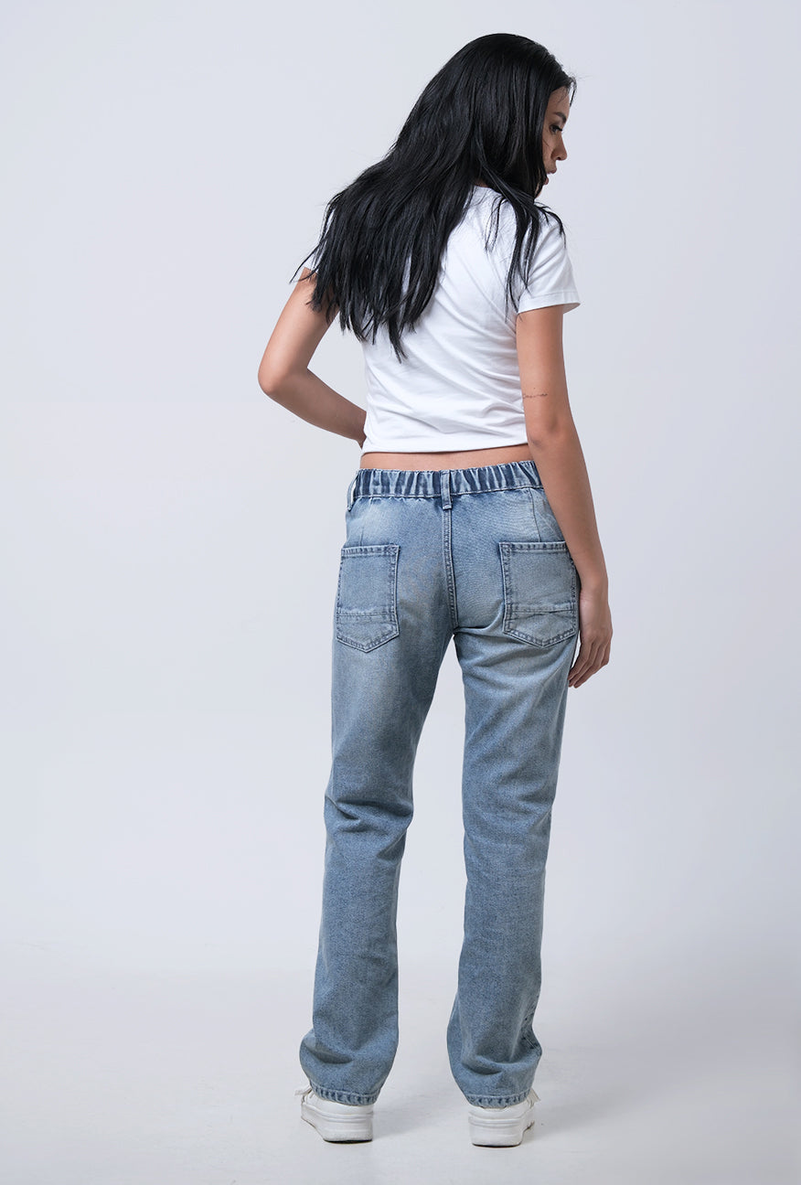 Jeans Straight Cut J4 Light Blue