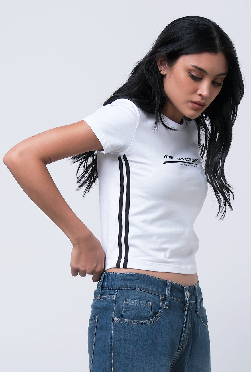 Baby Tee Bayla White