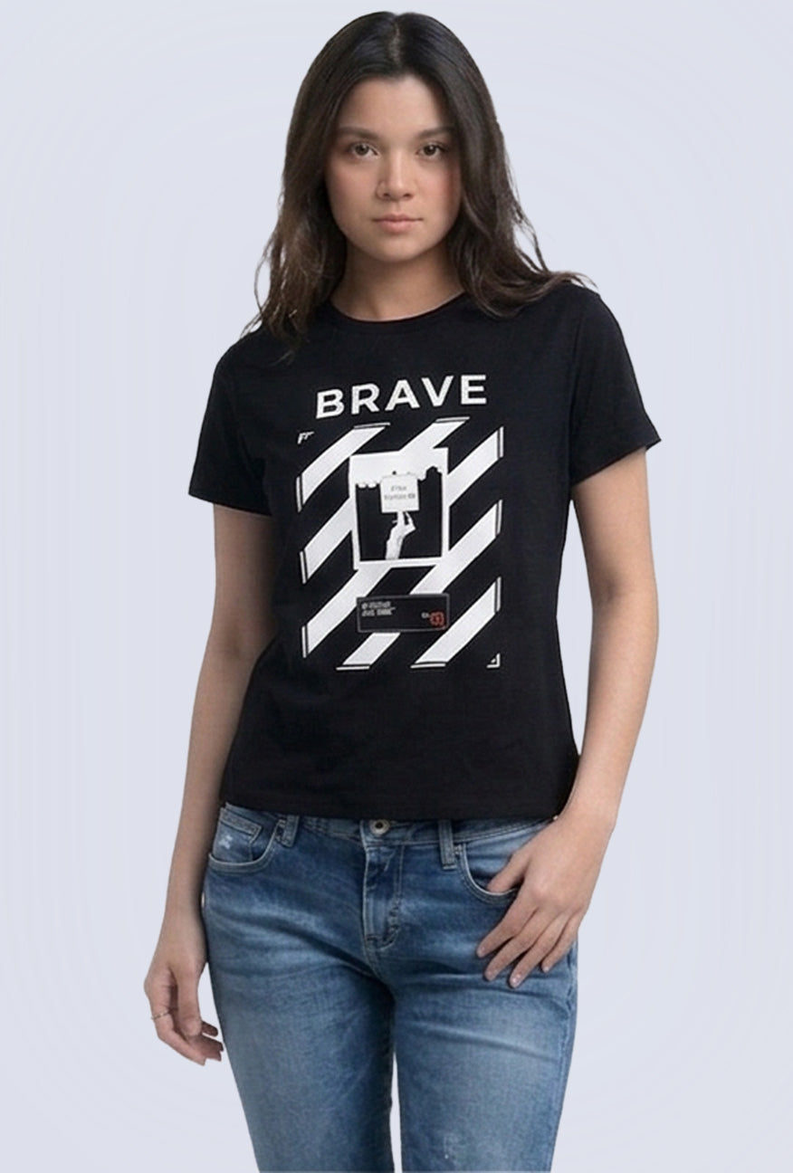 T-Shirt Lengan Pendek Shelby Black