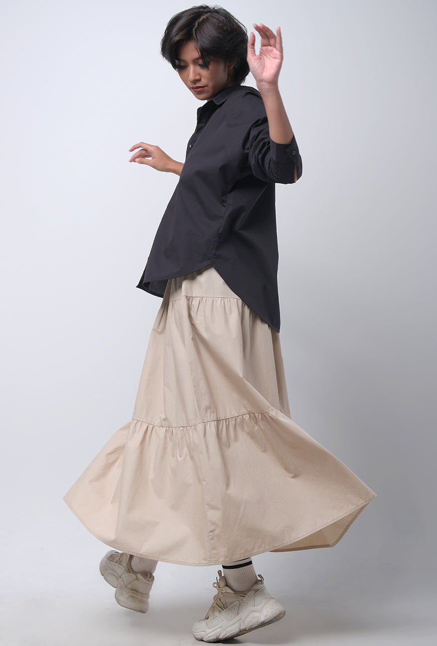 Rok Panjang Kley Cream