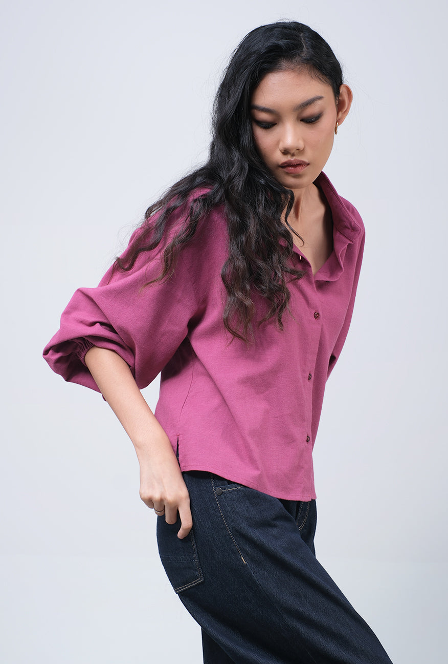 Kemeja Esther Purple