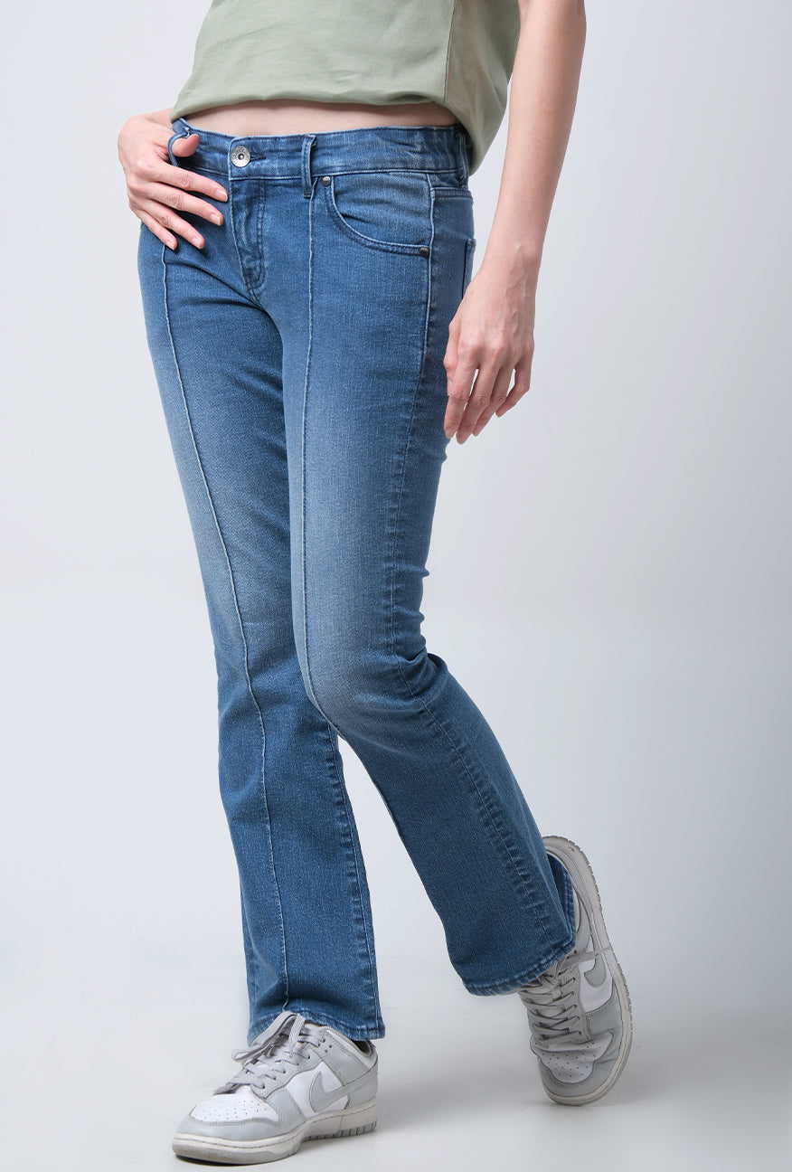 Jeans Bootcut Ovelia Medium Blue