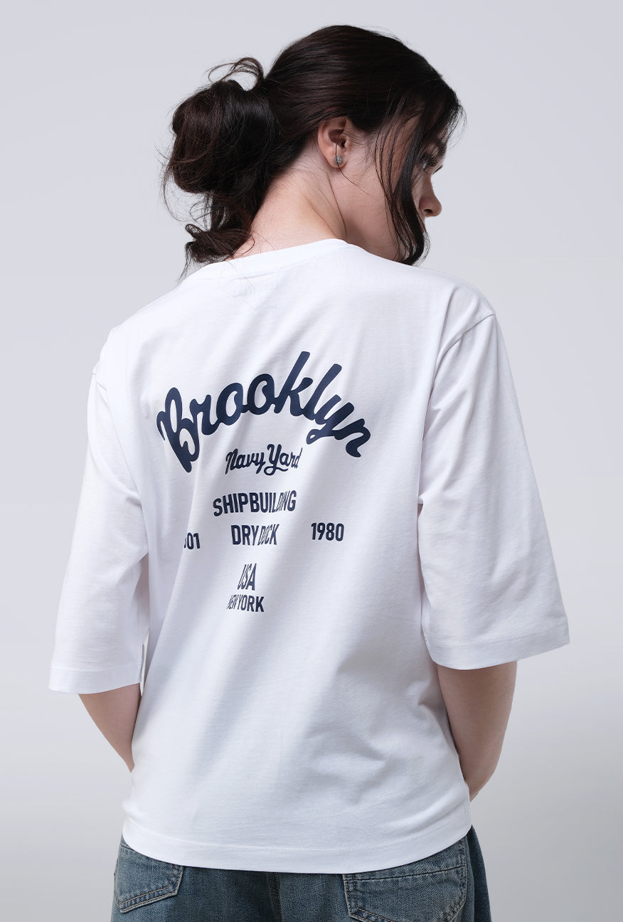 T-Shirt Lengan Pendek Joella White