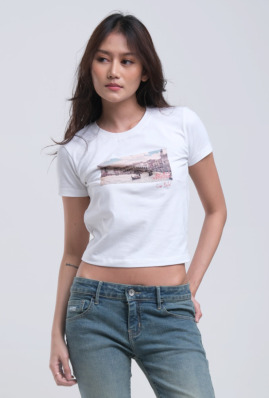 Baby Tee Baleza Offwhite Exclusive  Online