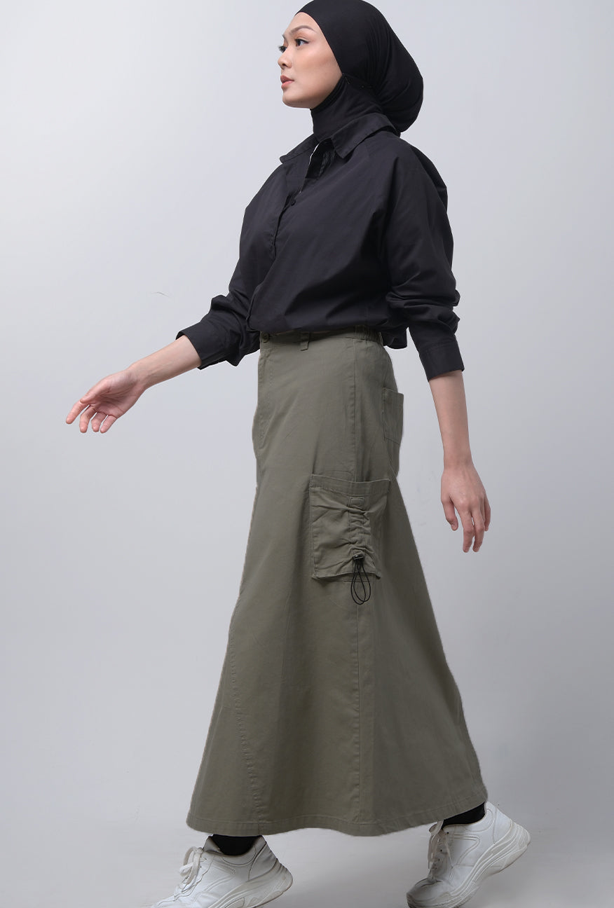 Rok Panjang Jolene Olive