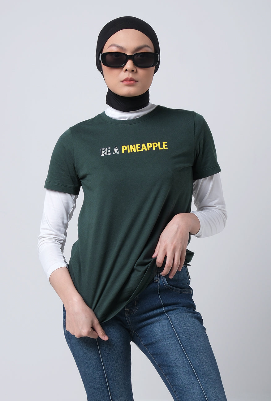 T-Shirt Lengan Pendek Kreon Green