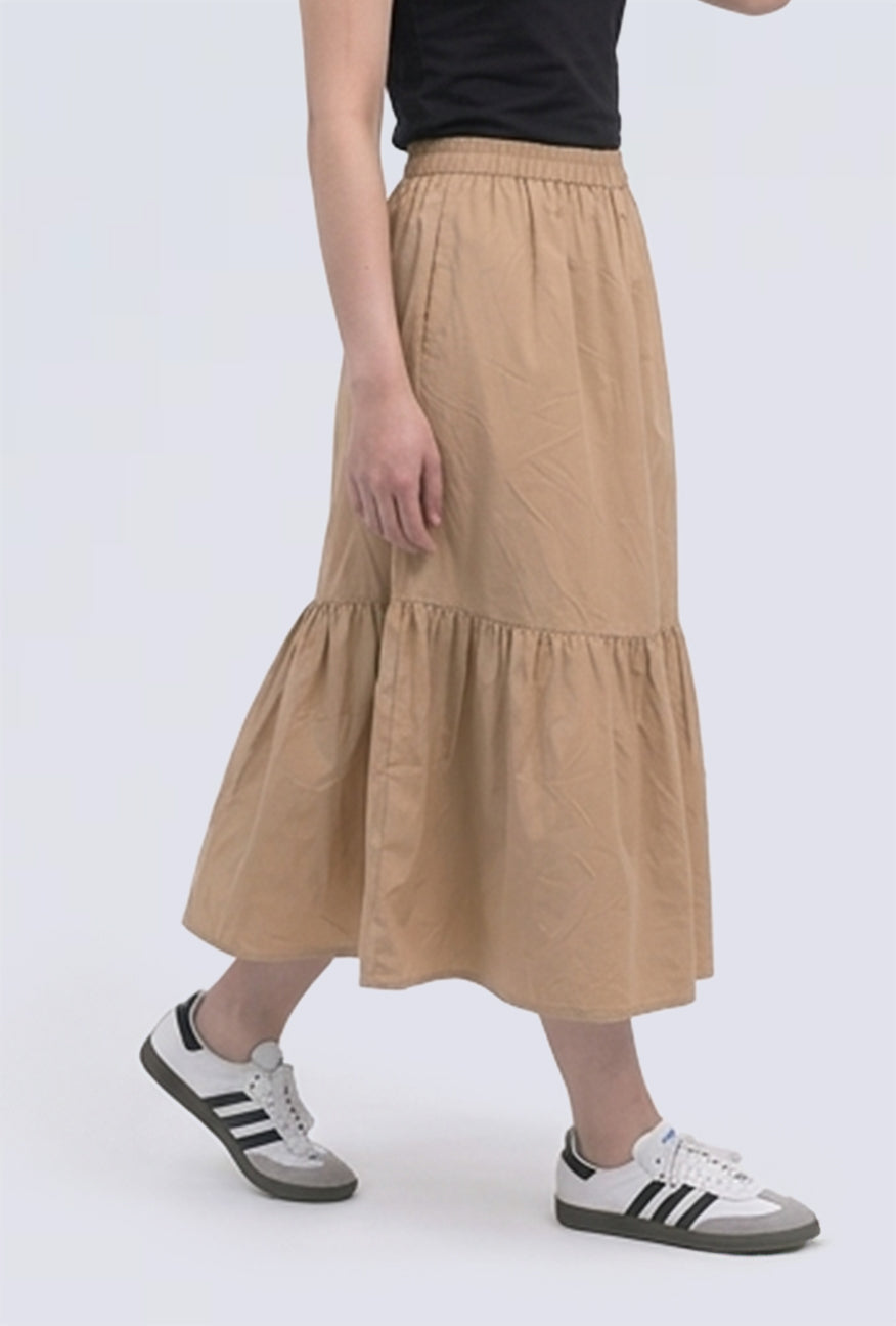 Rok Panjang Aileen Khaki