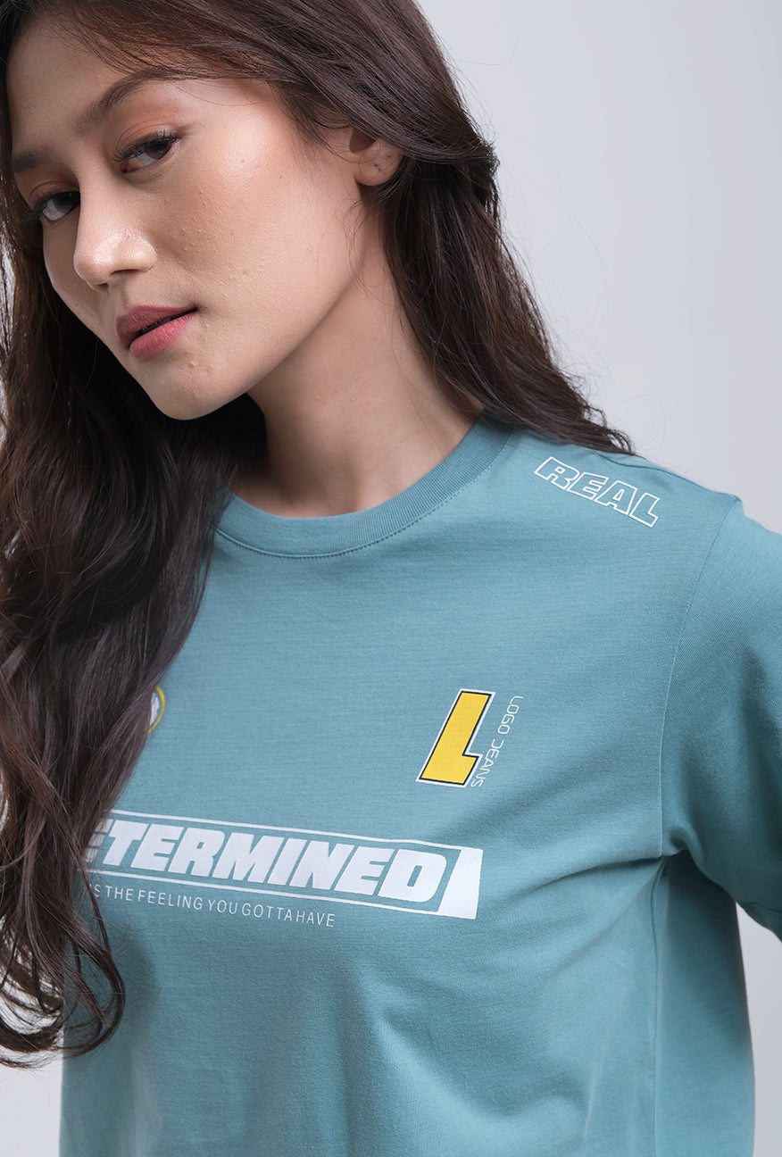 T-Shirt Lengan Pendek Zola Green