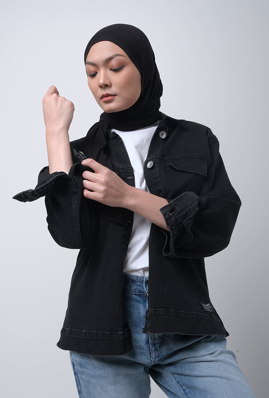 Jaket Gabriella Black Grey