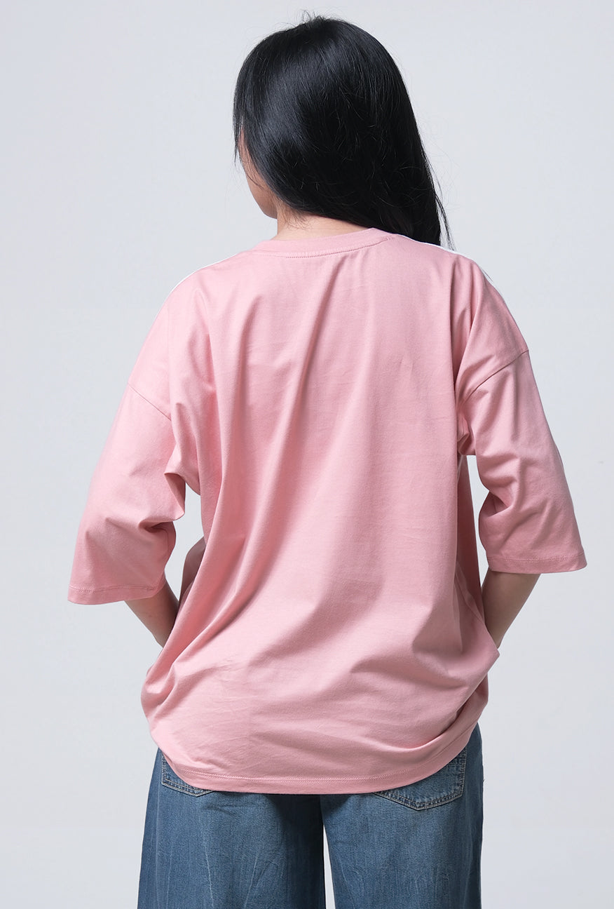 T-Shirt Lengan Pendek Nadlin Pink