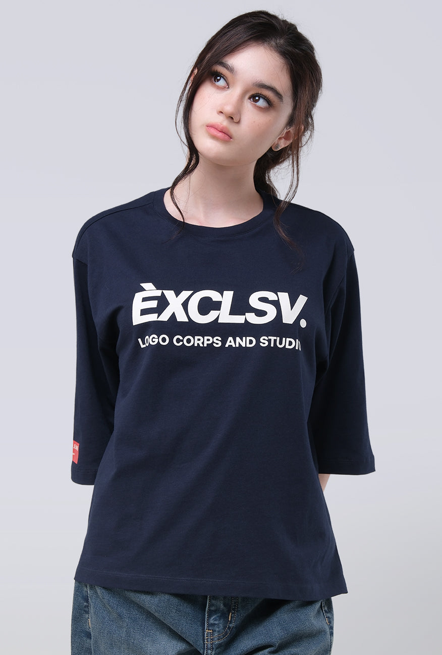 T-Shirt Lengan Pendek Nalani Navy