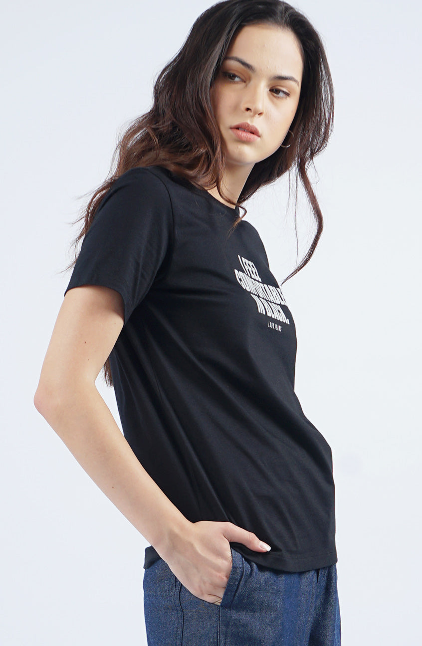 T-Shirt Lengan Pendek Dzalica Black