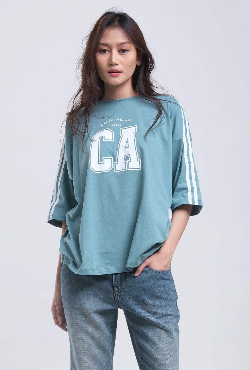 T-Shirt Lengan Pendek Nadlin Green